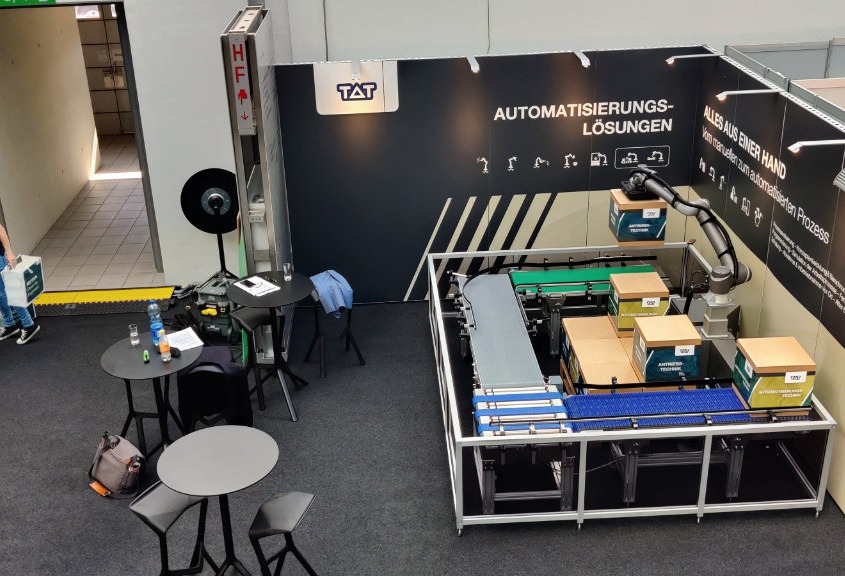 Messestand aus Aluvision Material